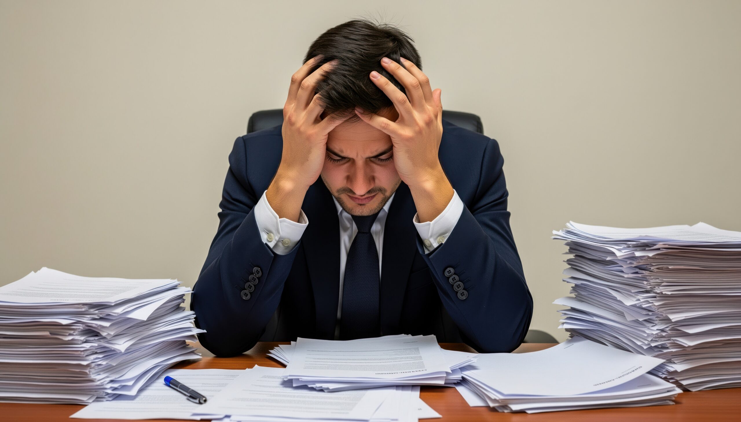 Accountant reviewing a messy tradie Xero file before BAS, illustrating bookkeeping triage workload inside a practice